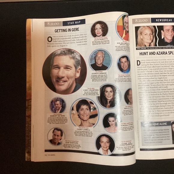 Vintage Us WEEKLY SURVIVORS! Magazine Issue 288 August 24, 2000 - Picture 12 of 14